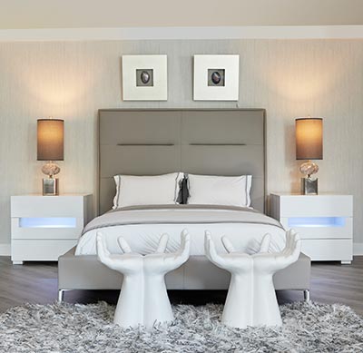 Modern Bedroom Room Furniture is available at MH2G Miami / Doral Furniture Showroom