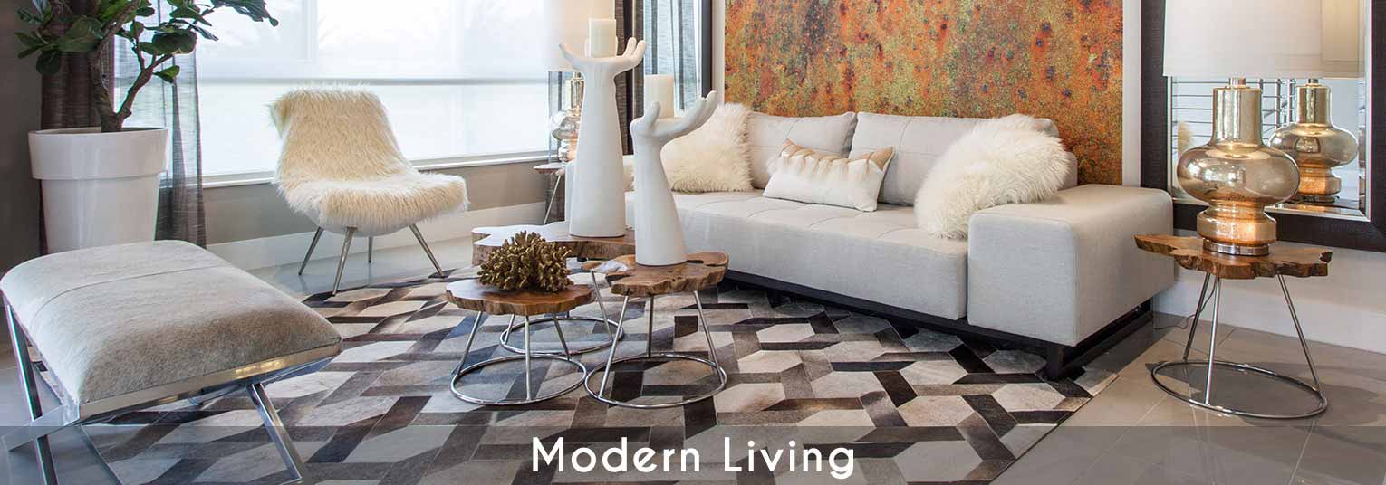 Modern Living Furniture. Modern Sofas and Sectional, Modern Occasional Tables, Modern lounge Chairs, Modern Media Units, Modern Benches and Stools 