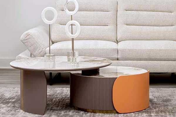 Gabela Modern Coffee Table with a sleek design and sintered stone top