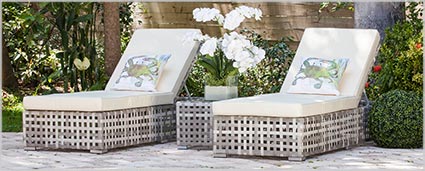 Contemporary Outdoor Furniture - Contemporary Outdoor Chaises at mh2g