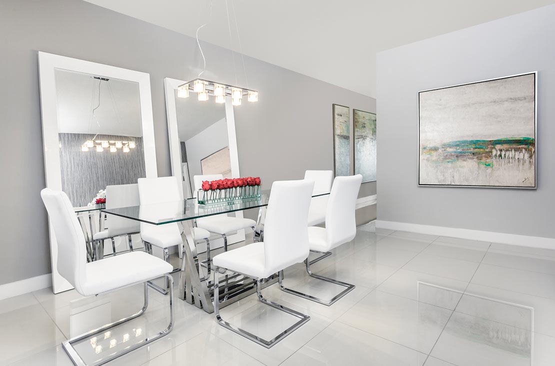 Interior Design by MH2G Furniture - Modern Dining at Park Central Stratton
