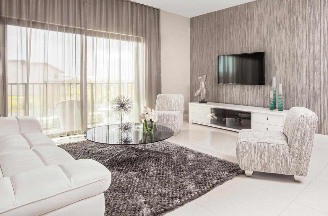 Interior Design by MH2G Furniture - Modern Living Room at Park Central Stratton