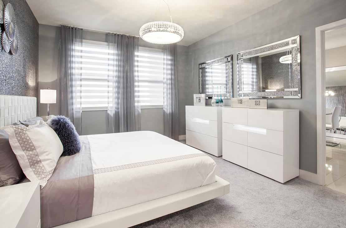 Interior Design by MH2G Furniture - Modern Bedroom at Park Central Stratton