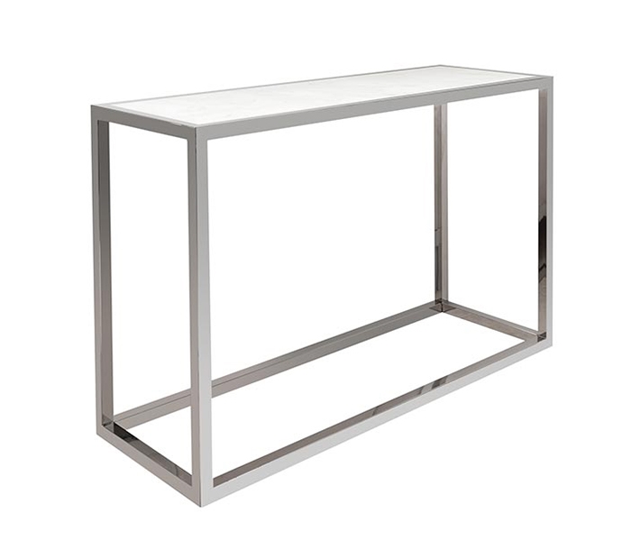 Console Tables - Ivoire Marble Modern Console - mh2g.com