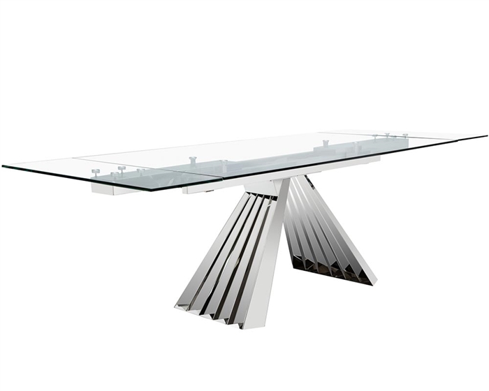 Dining tables - Turin Rectangular Modern Expandable Dining Table - Mh2g